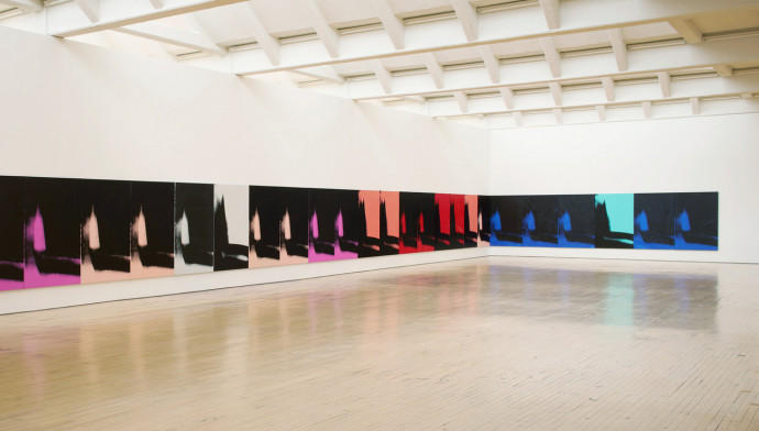 Andy Warhol, Shadows, 1978-79. Installation view, Dia:Beacon